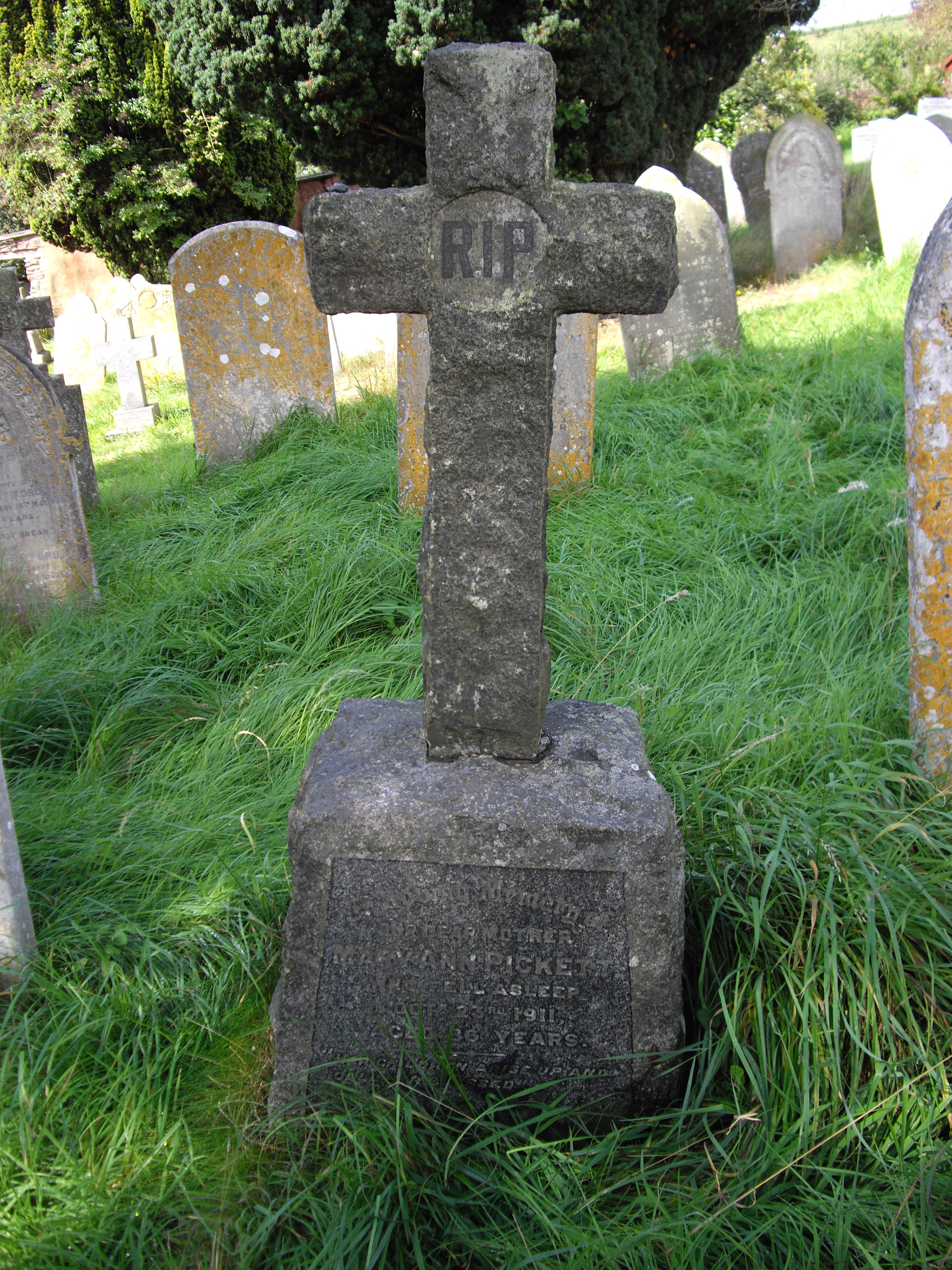 grave of mary ann pickett